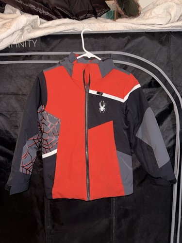 Spyder kids black red - kids, ski